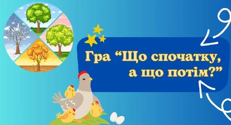 Гра “Спочатку – Потім”